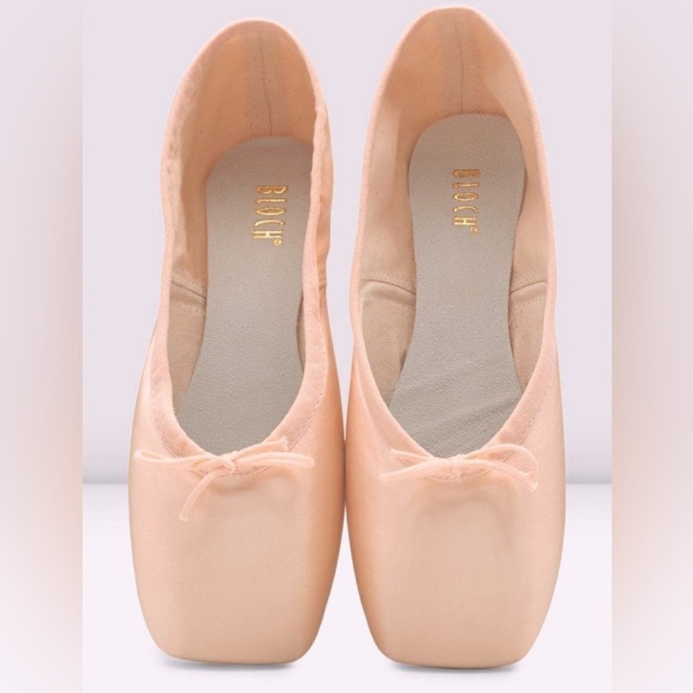 NWT Bloch Aspiration with rubans and elastics Women's Ballet Flats - Pink Size 8 - Picture 4 of 12